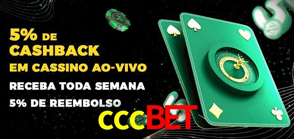 Promoções do cassino ao Vivo cccbet